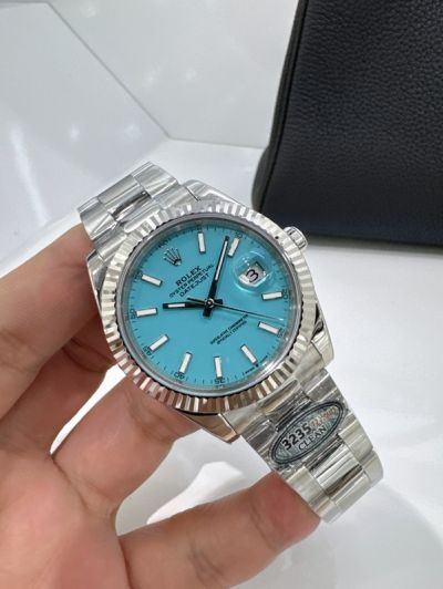 Rolex Datejust Replica with Oyster Bracelet 41mm 3235 Movement 904L Steel Luminous Mens Watch